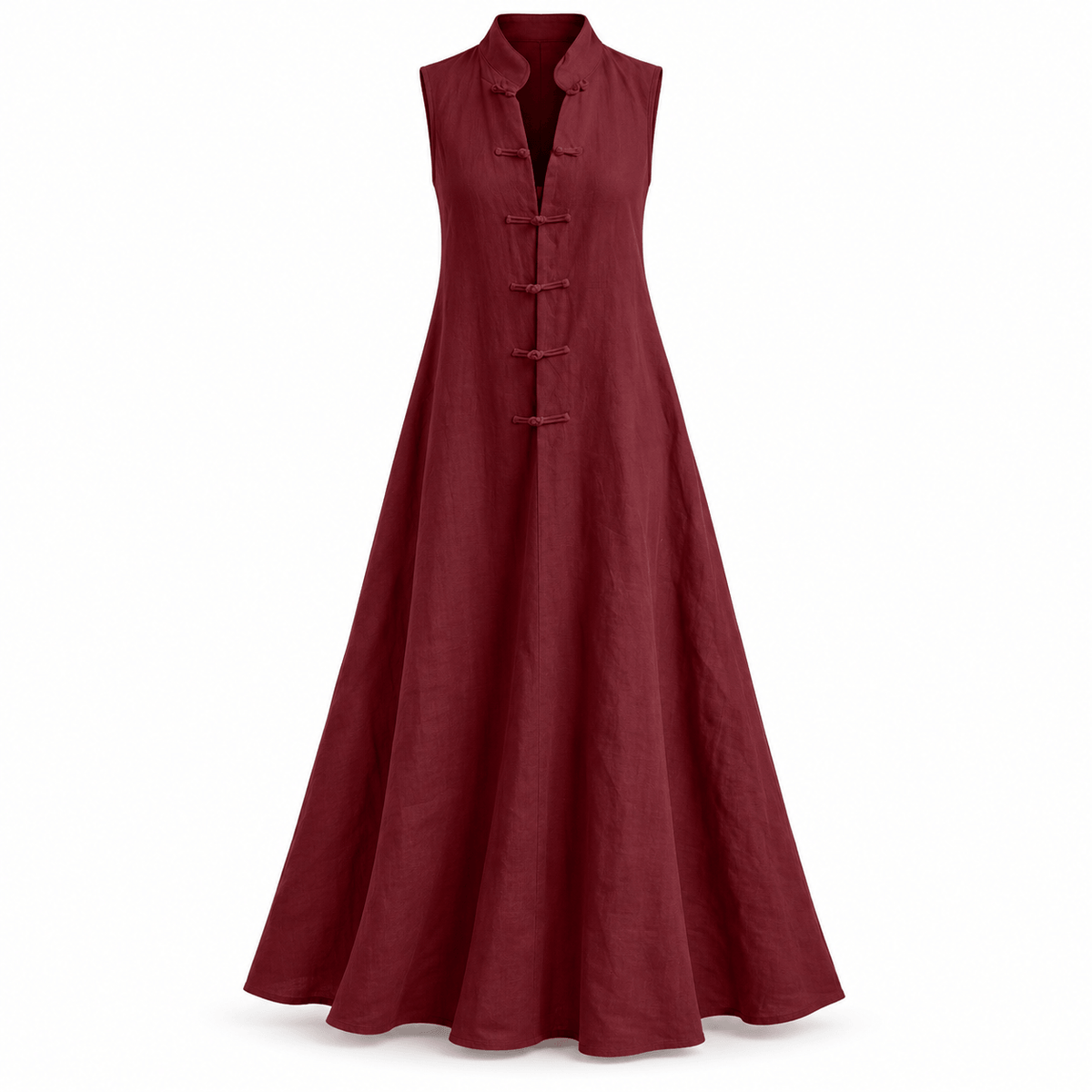 Women's Linnea Eastern-Inspired Linen-Style Maxi Dress