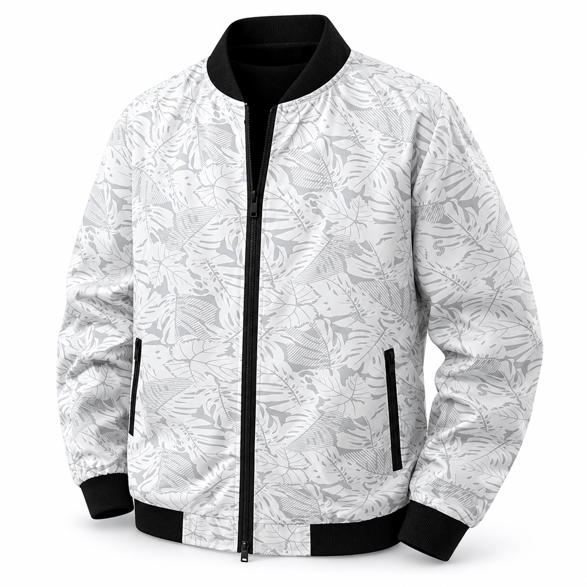 Men's Caspian Botanical Street Bomber Jacket