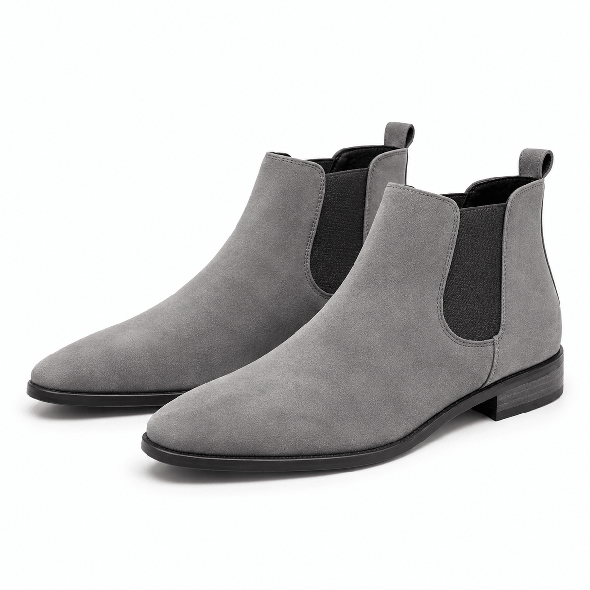 Men's Lucien Suede-Look Almond-Toe Chelsea Boots
