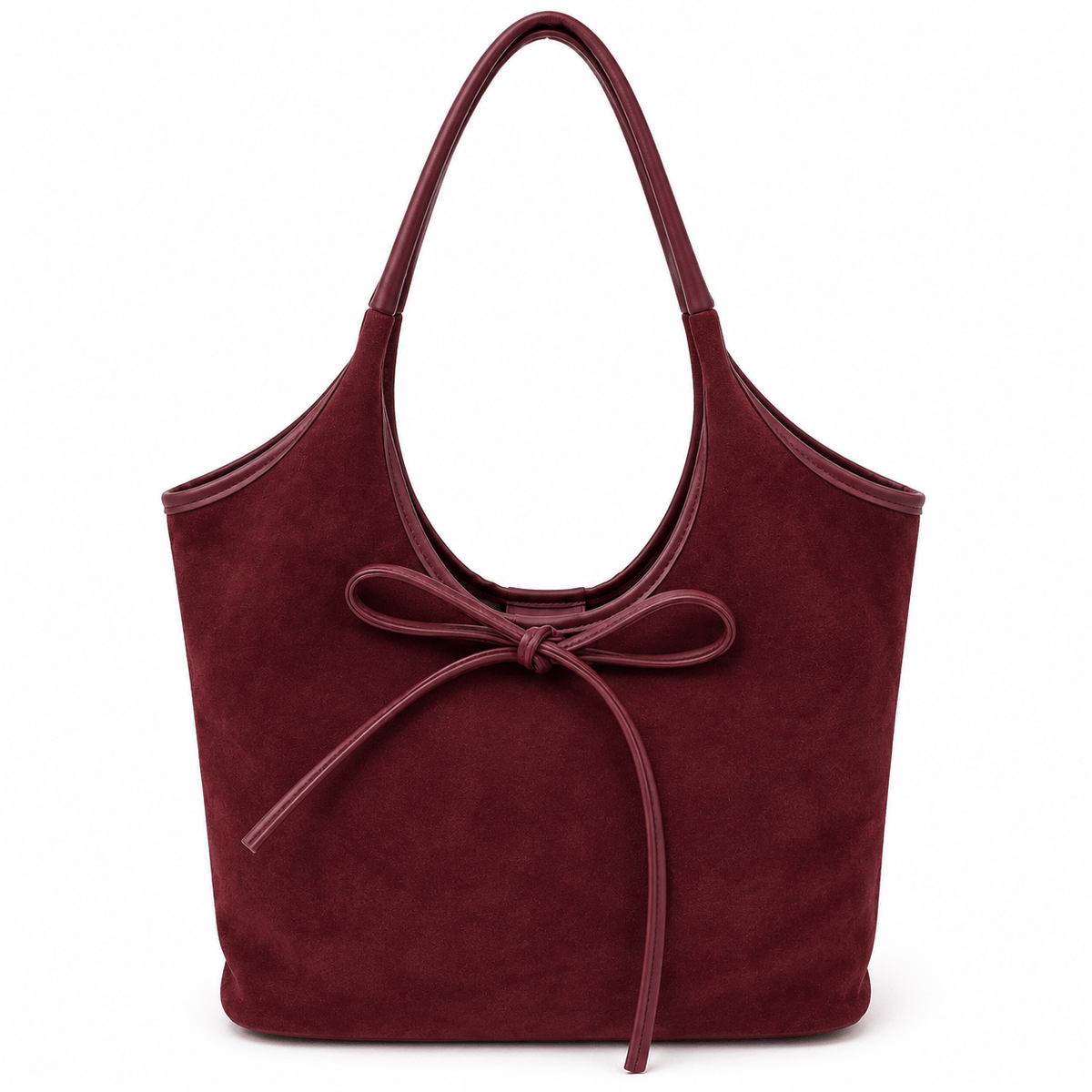 Women's Amelie Suede-Style Bow Shoulder Bag