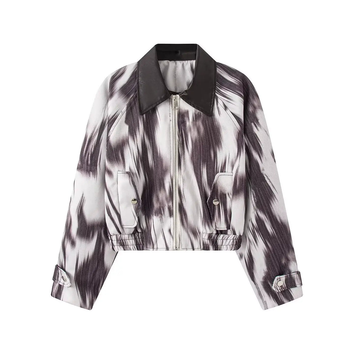 Women's Marielle Abstract Print Cropped Jacket