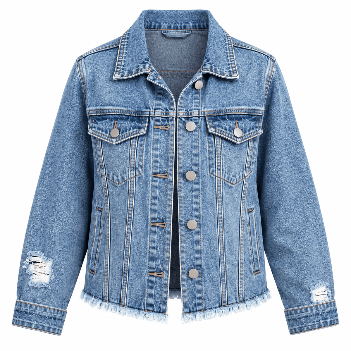 Women's Marlowe Distressed Denim Jacket