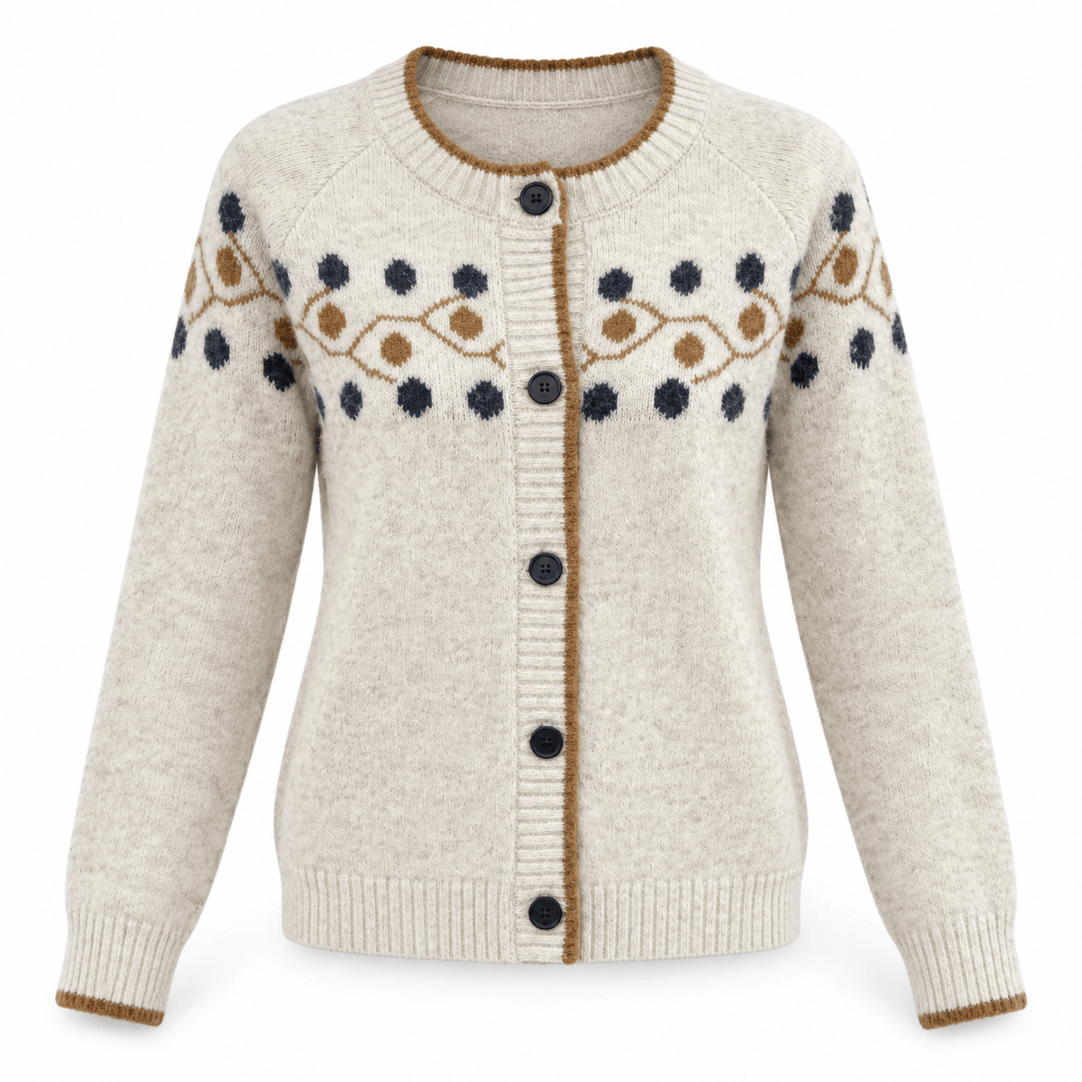 Women's Elowen Fair Isle Knit Cardigan