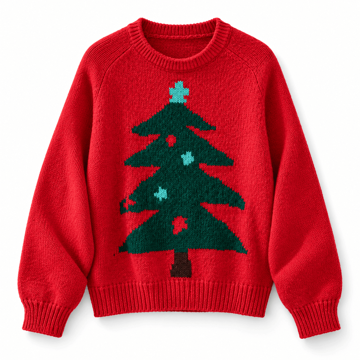 Women's Elowen Christmas Tree Knitted Jumper