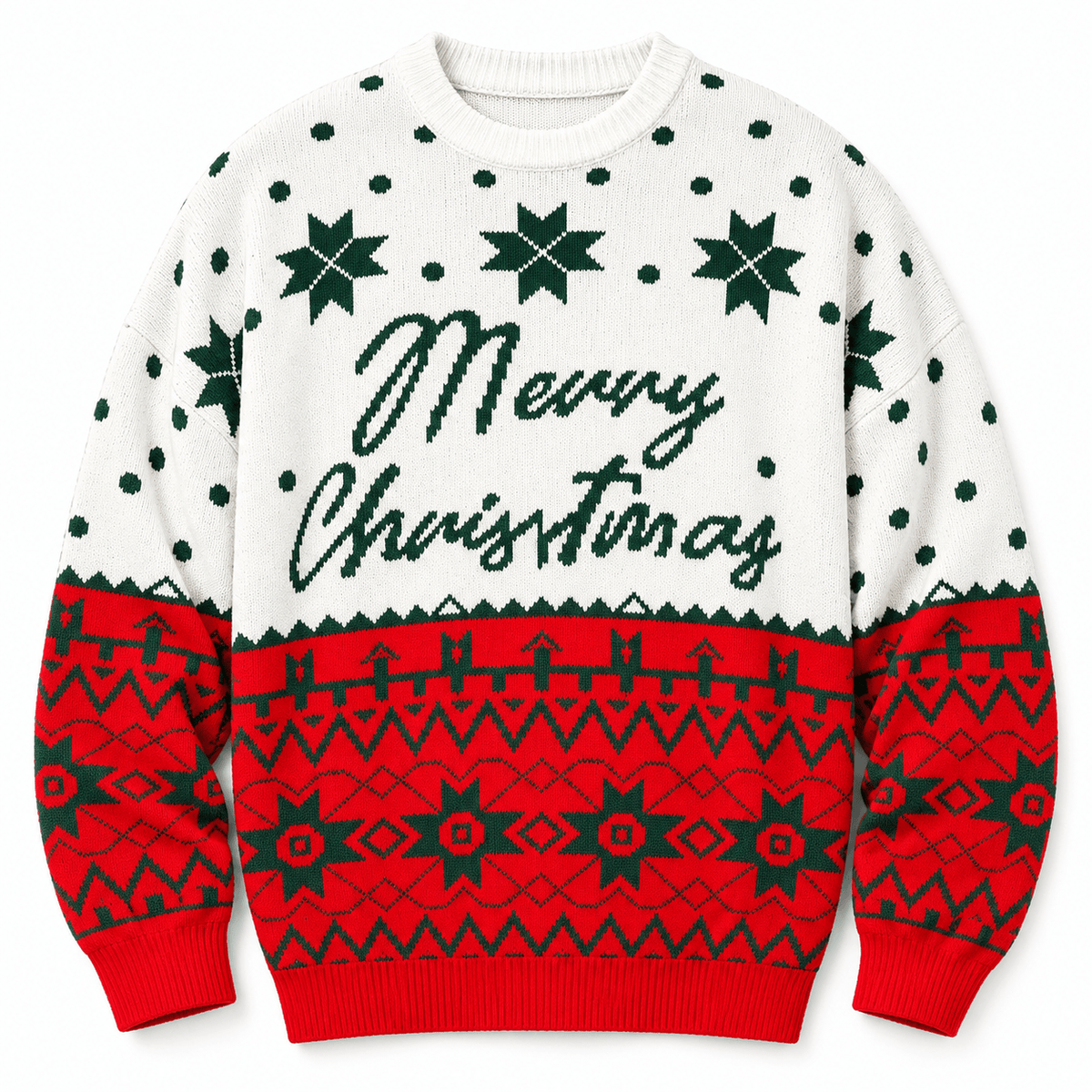 Men's Everard Merry Christmas Fair Isle Jumper