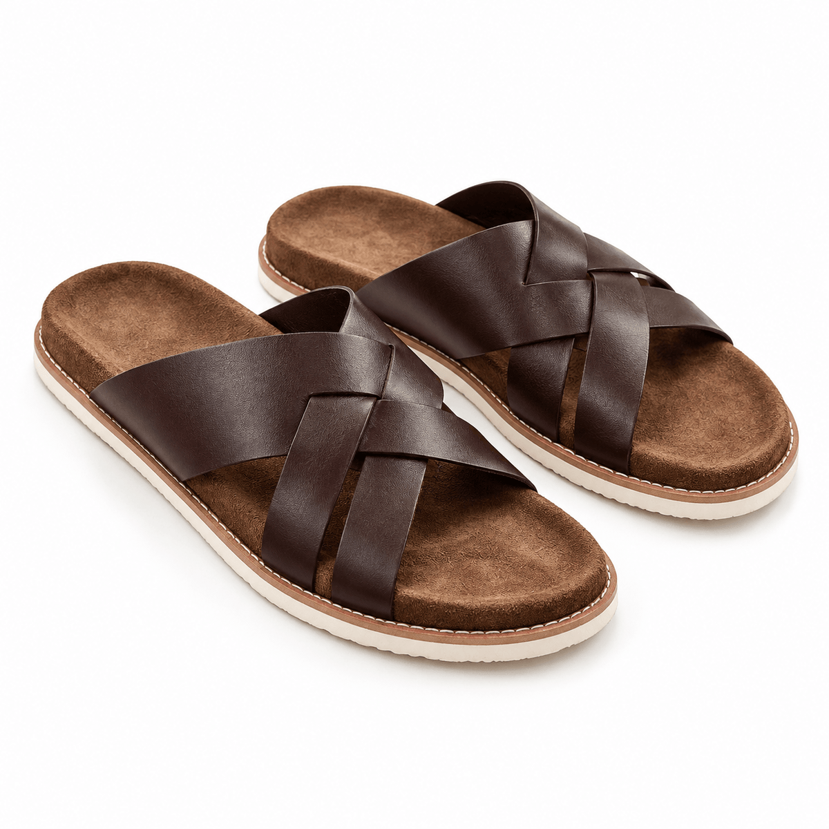 Men's Rowan Cross-Strap Casual Sandals