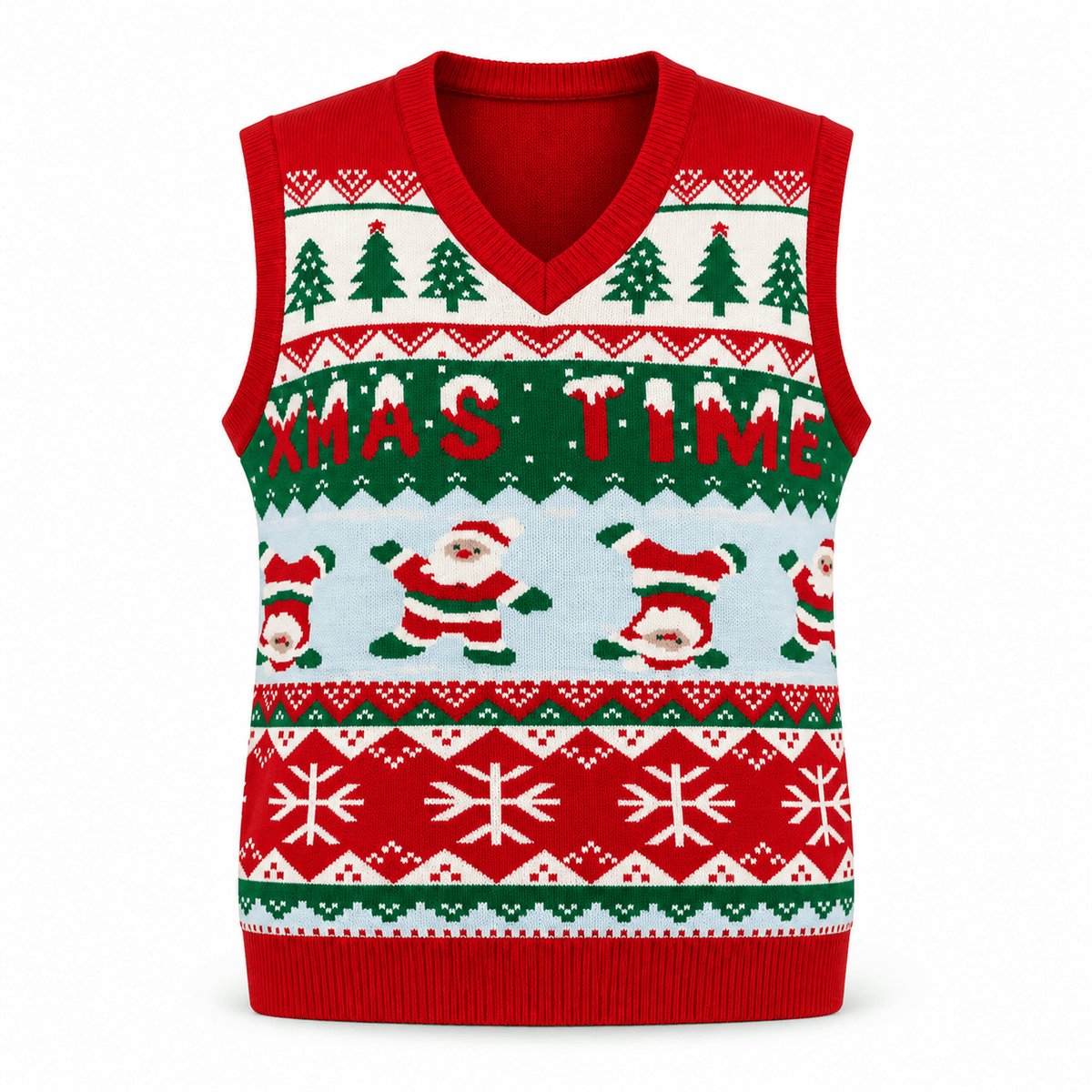 Unisex Rowan Festive Christmas Knit Vest