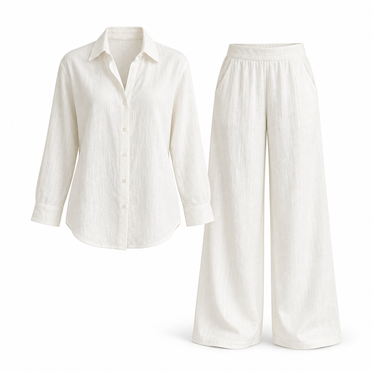 Women's Celeste Breezy Longline Shirt & Trouser Set