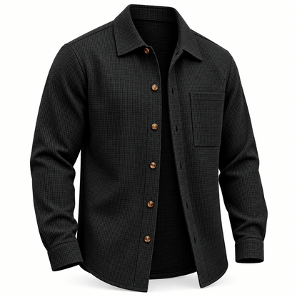 Men's Rowan Textured Waffle Overshirt