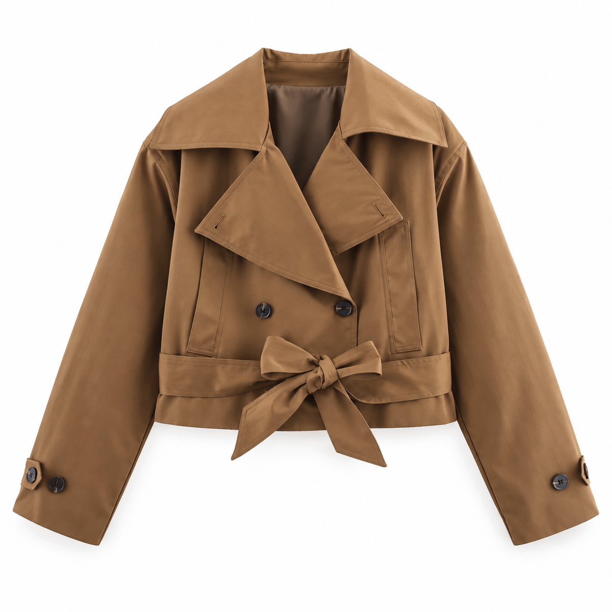 Women's Marielle Belted Cropped Trench Jacket