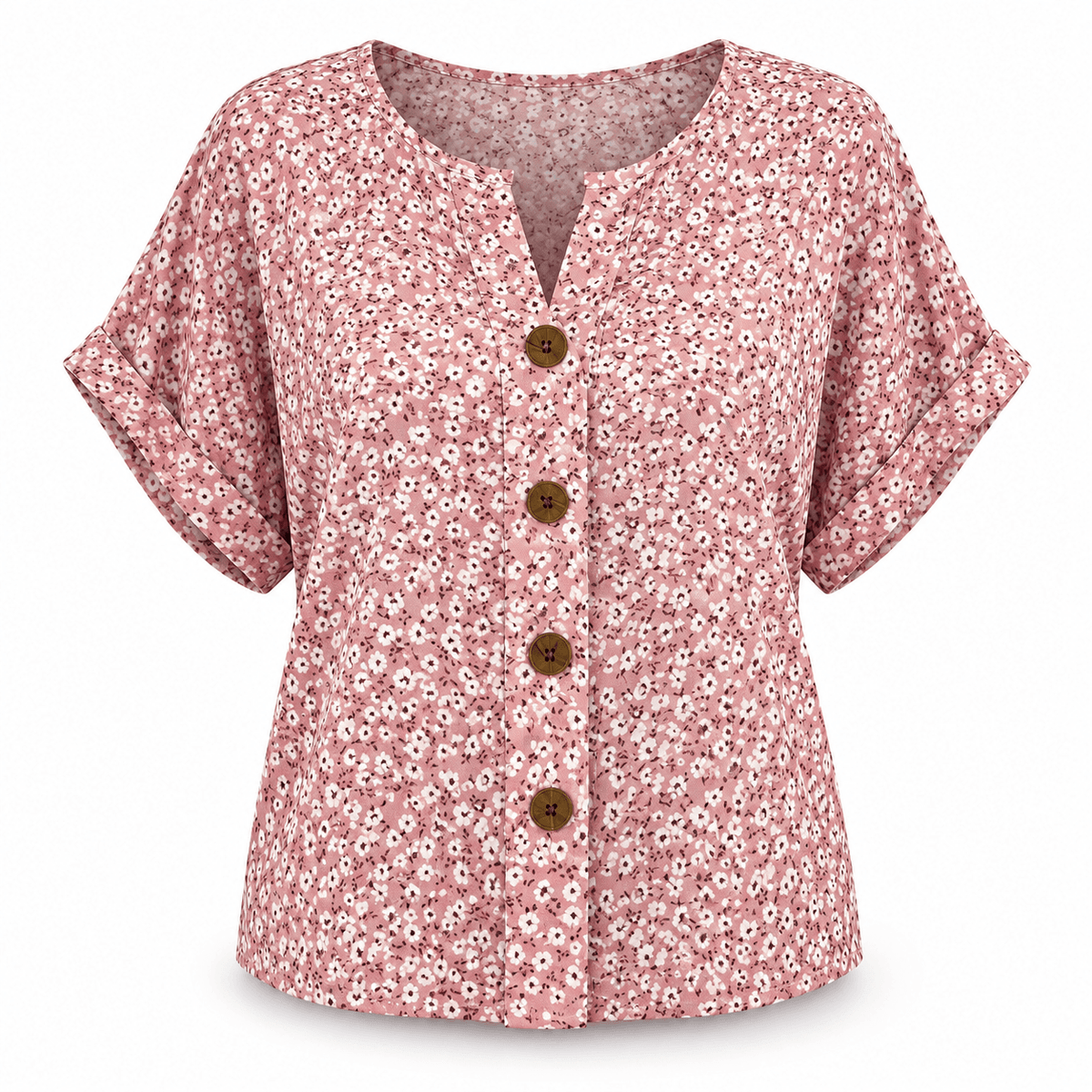 Women's Rosalie Meadow-Print Summer Blouse