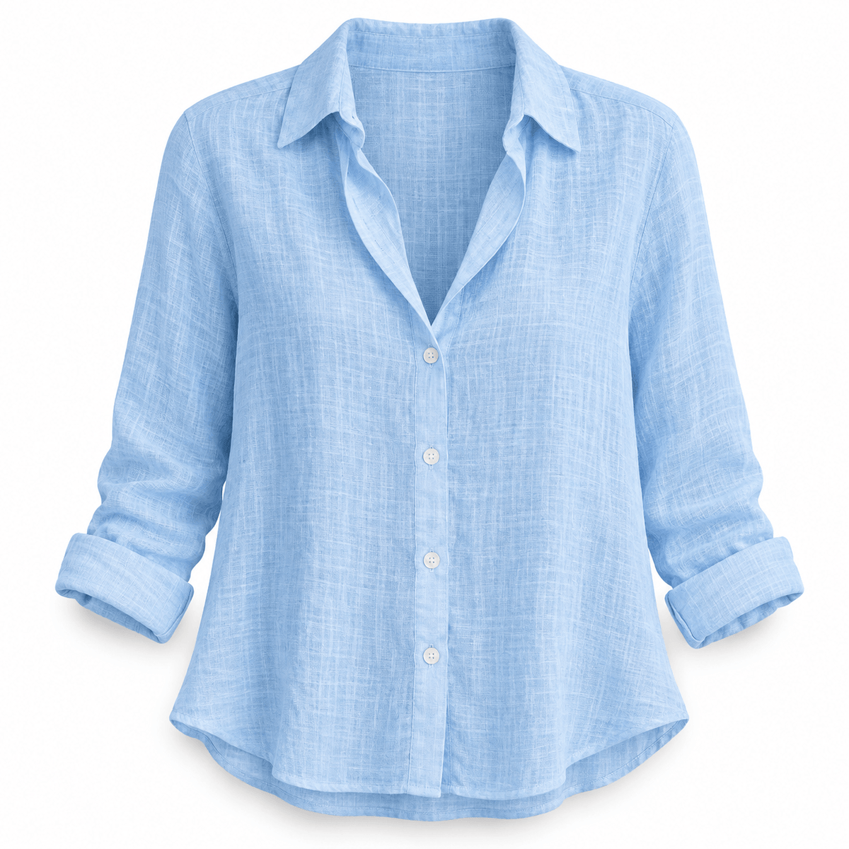 Women's Isolde Breezy Collared Long-Sleeve Blouse