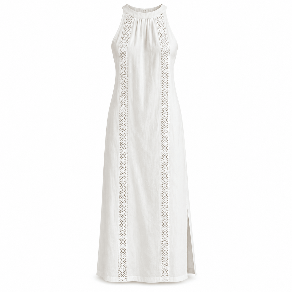 Women's Elara Tonal Lace-Panel Summer Dress
