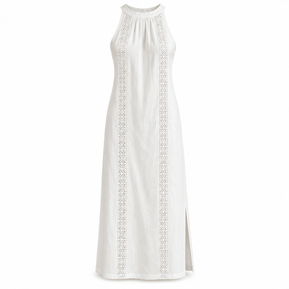 Women's Elara Tonal Lace-Panel Summer Dress