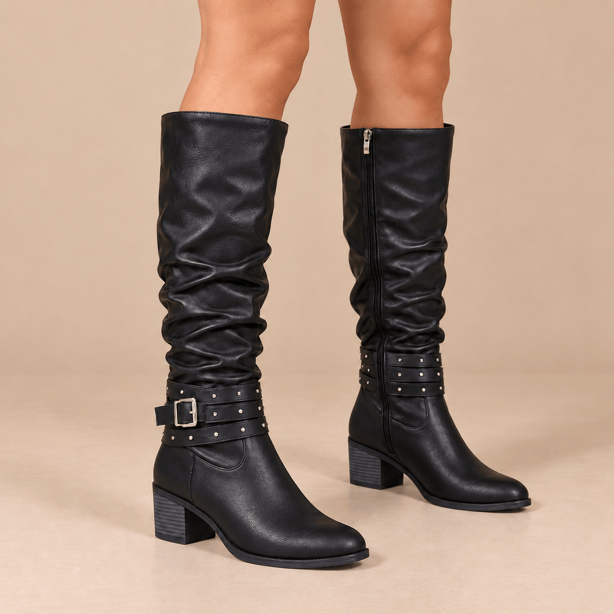 Women's Elowen Quilted Buckle Riding Boots