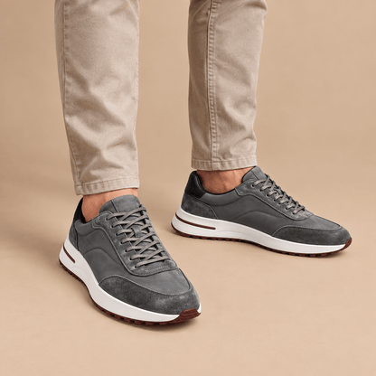 Men's Aurelius Heritage Calfskin Panel Trainers