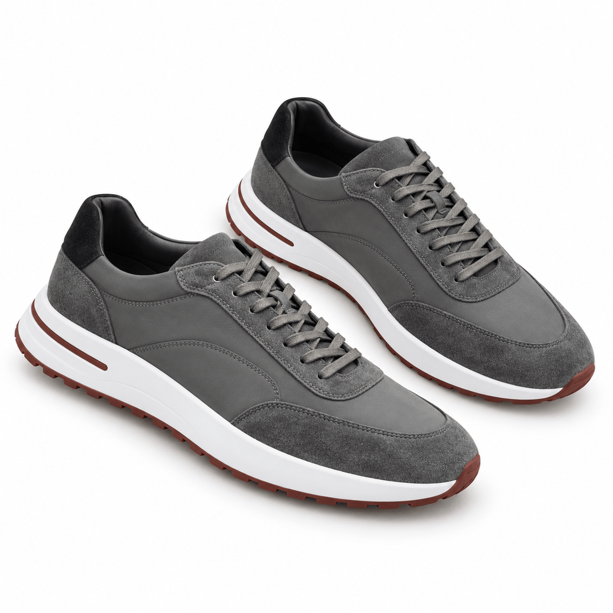 Men's Aurelius Heritage Calfskin Panel Trainers