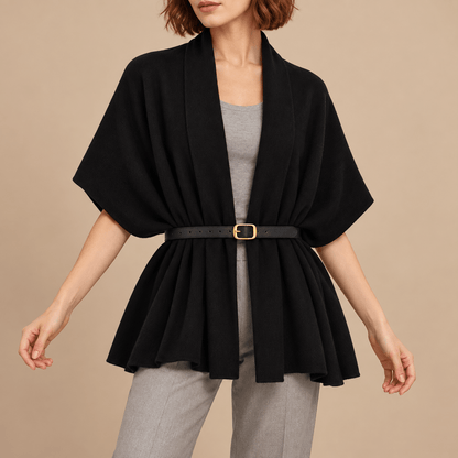 Women's Elowen Belted Draped Knit Cardigan