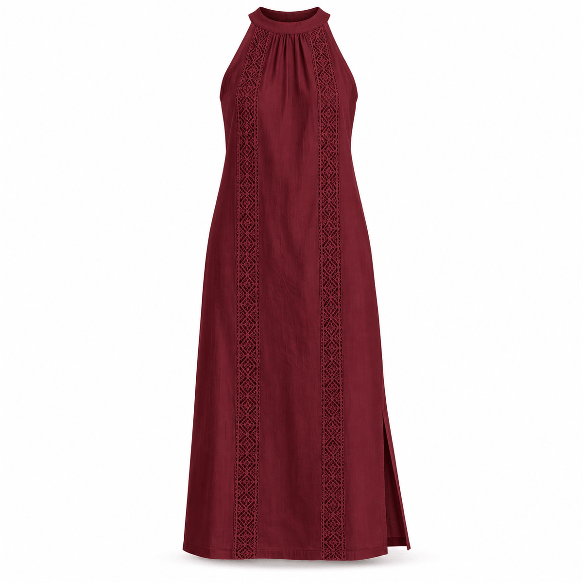 Women's Elara Tonal Lace-Panel Summer Dress