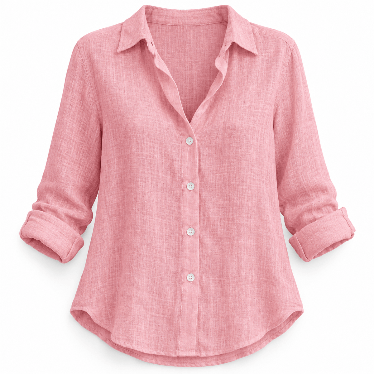 Women's Isolde Breezy Collared Long-Sleeve Blouse