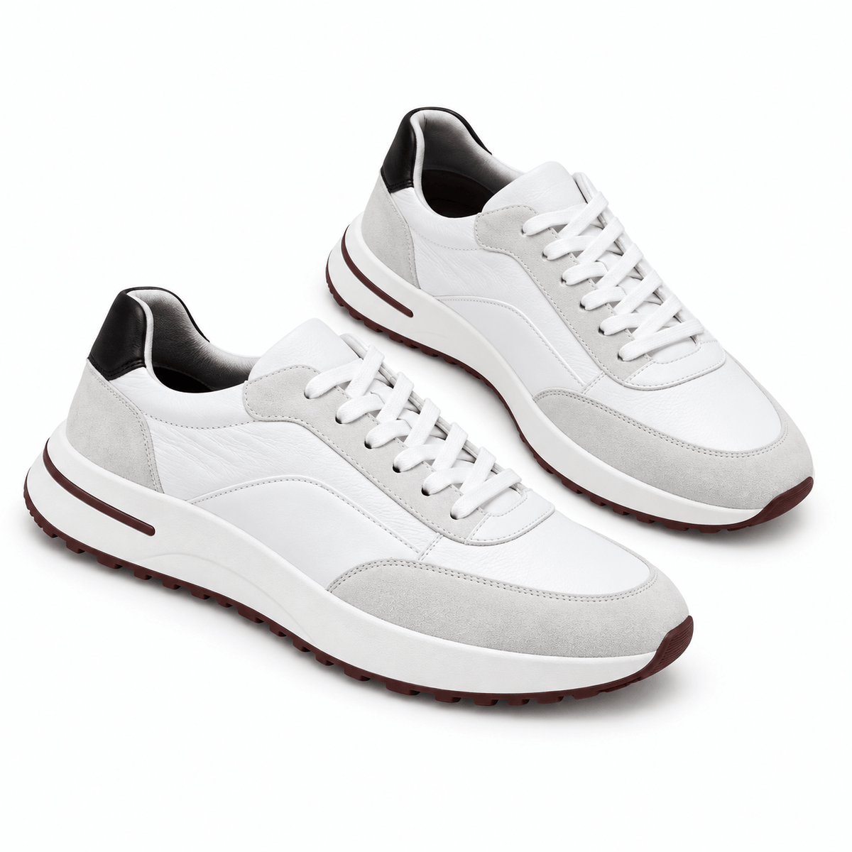 Men's Aurelius Heritage Calfskin Panel Trainers