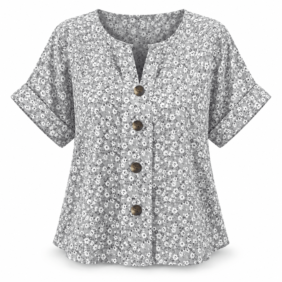 Women's Rosalie Meadow-Print Summer Blouse