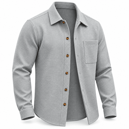 Men's Rowan Textured Waffle Overshirt