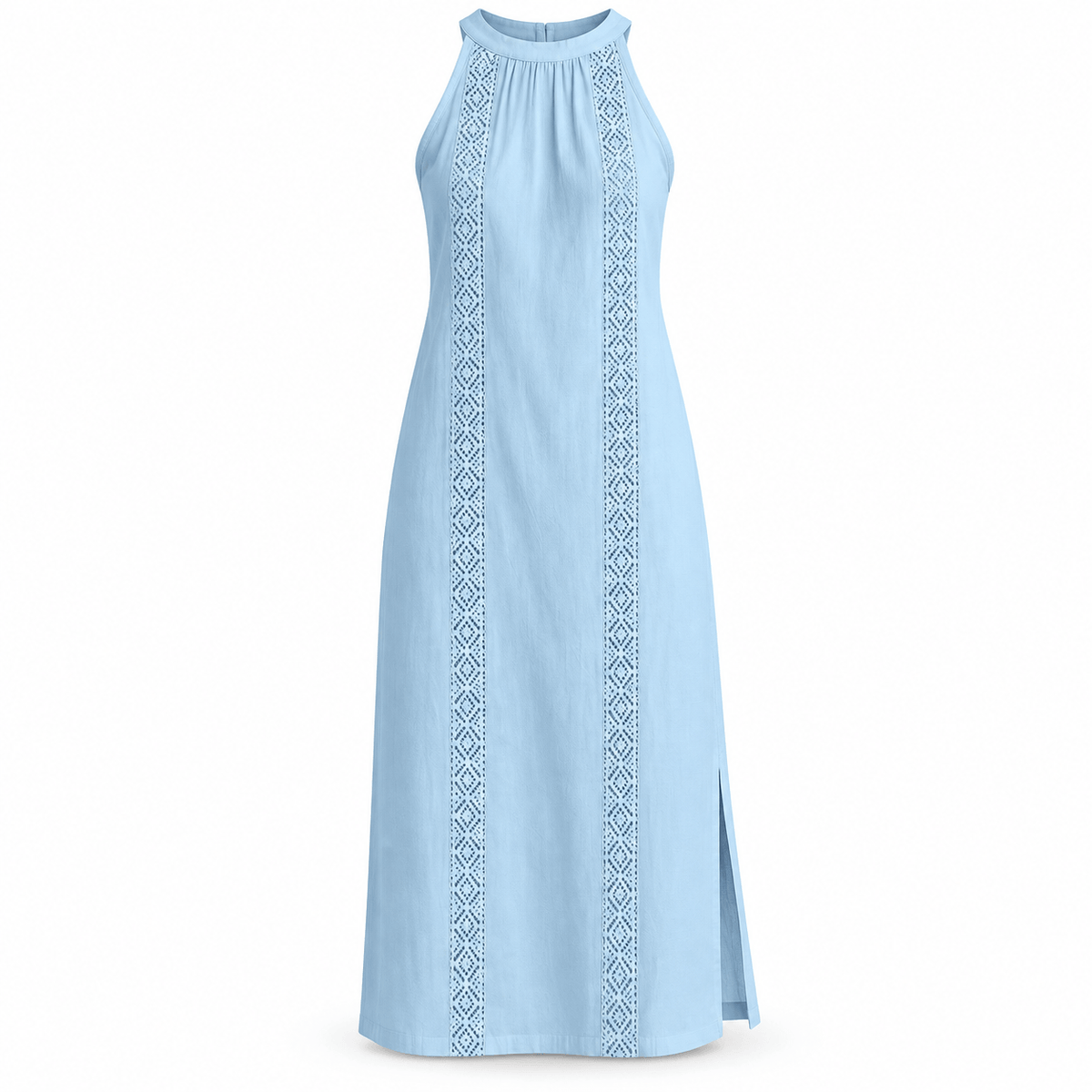 Women's Elara Tonal Lace-Panel Summer Dress