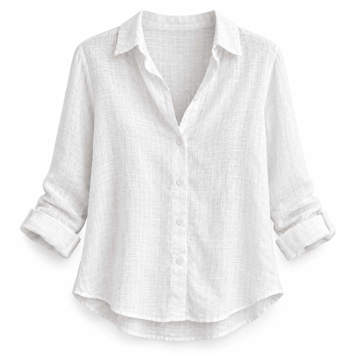 Women's Isolde Breezy Collared Long-Sleeve Blouse