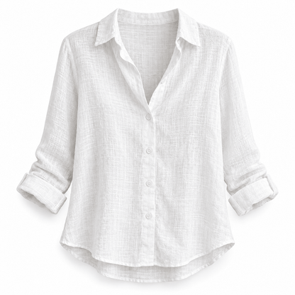 Women's Isolde Breezy Collared Long-Sleeve Blouse