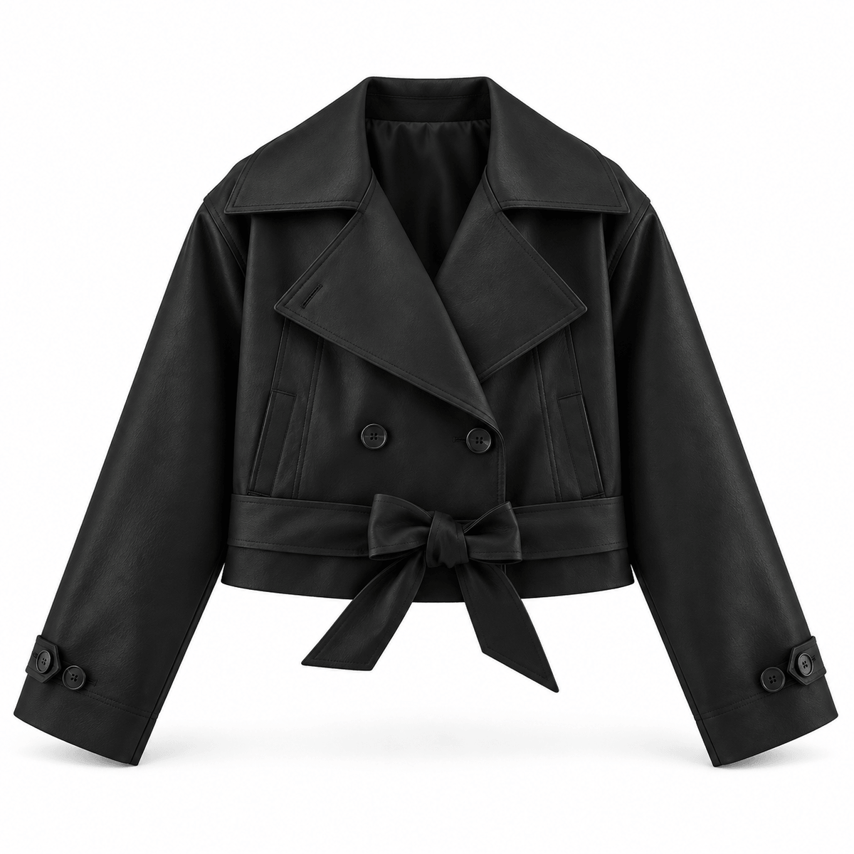 Women's Marielle Belted Cropped Trench Jacket