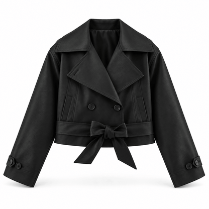 Women's Marielle Belted Cropped Trench Jacket