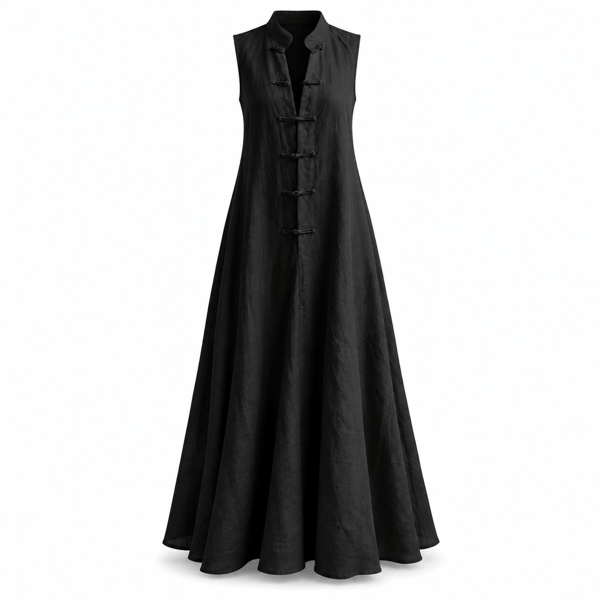 Women's Linnea Eastern-Inspired Linen-Style Maxi Dress