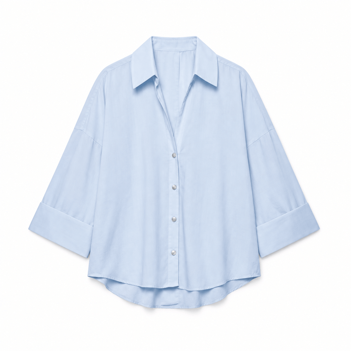 Women's Amelie Relaxed Drop-Shoulder Button Shirt