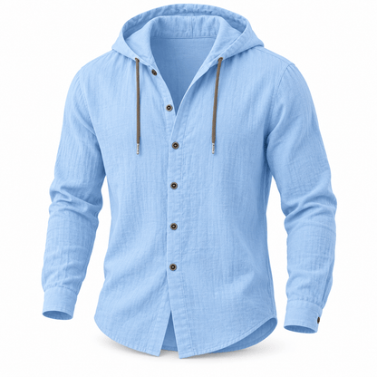 Men's Evander Breezy Hooded Overshirt