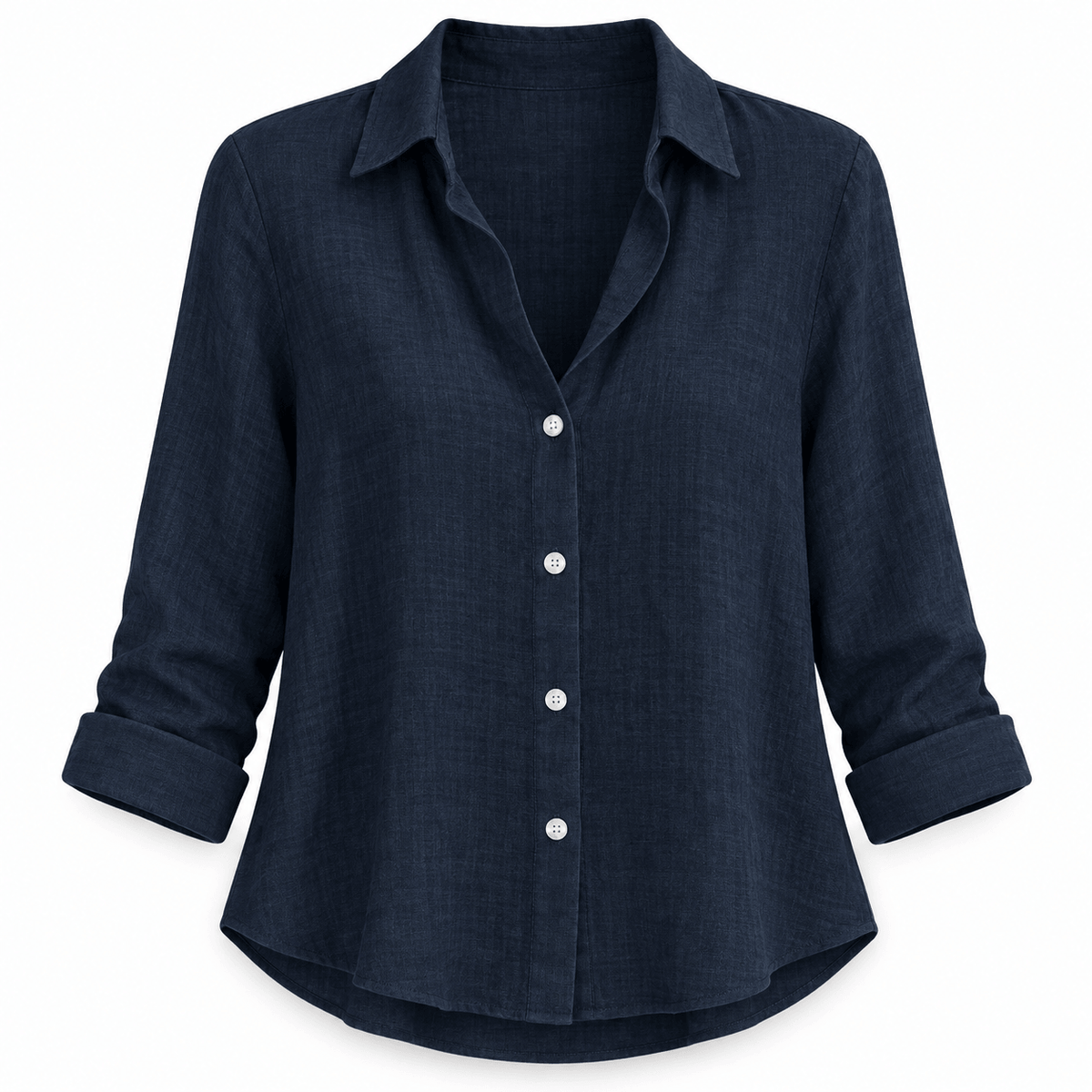 Women's Isolde Breezy Collared Long-Sleeve Blouse