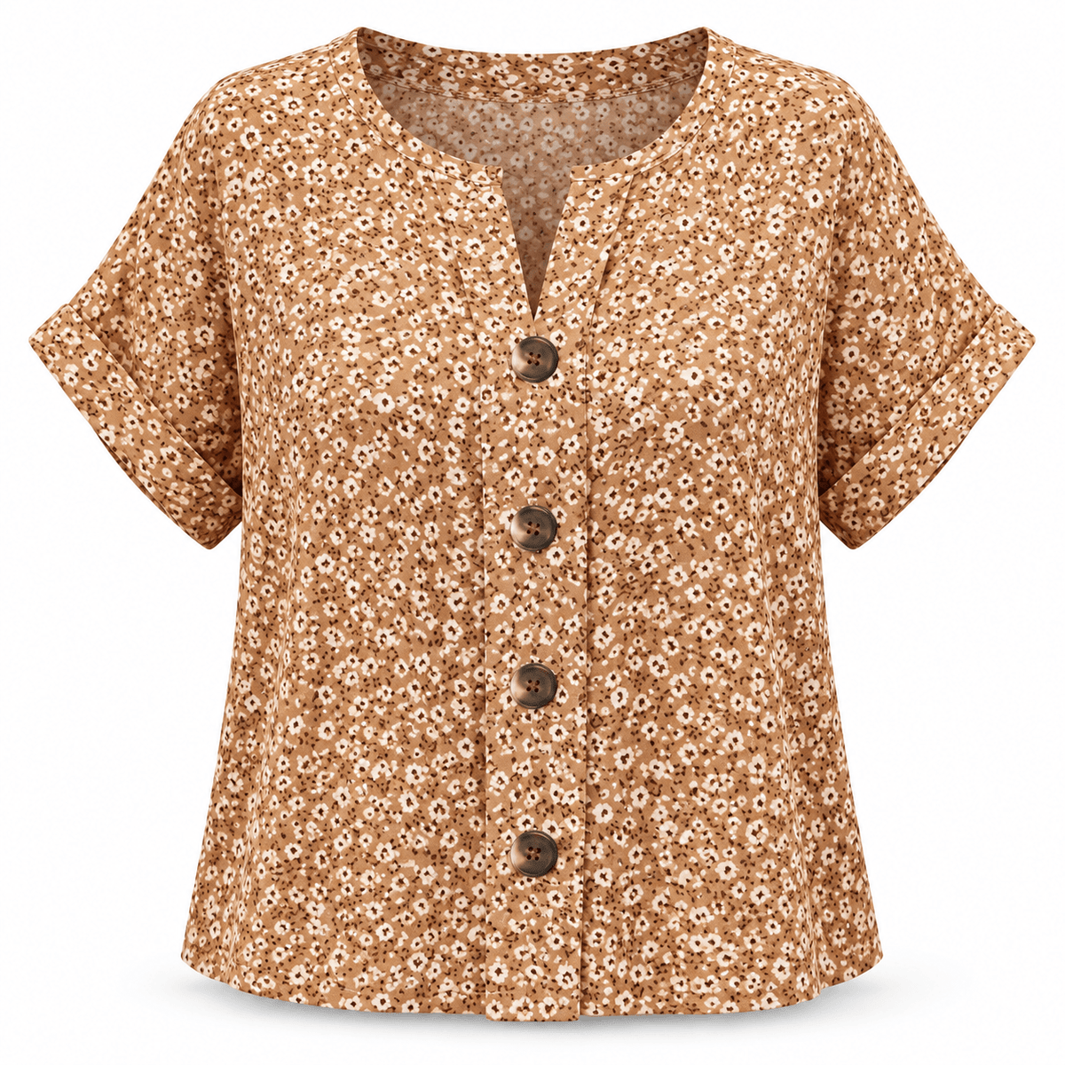 Women's Rosalie Meadow-Print Summer Blouse