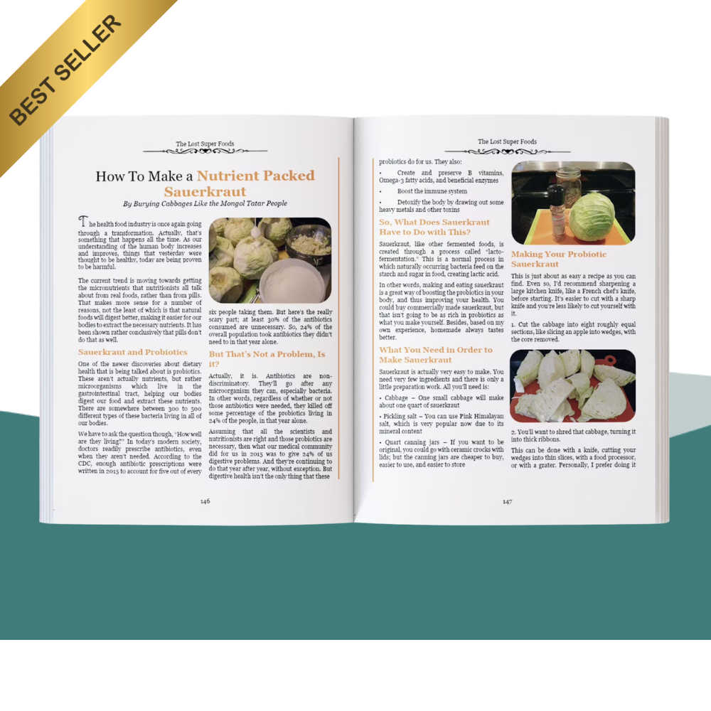 The Lost SuperFoods | 126+ Survival Foods and Tips for Your Stockpile