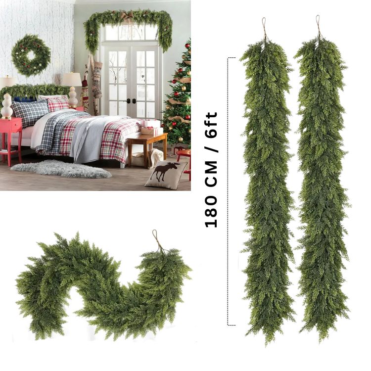 EverJoy™ Christmas Garland Set 2 (6FT each)