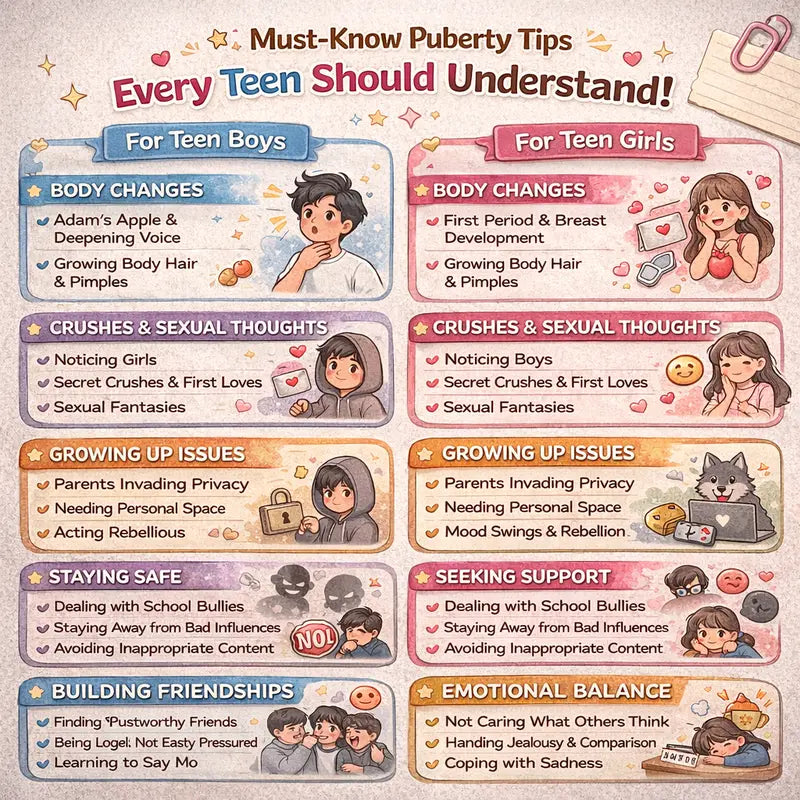 A Growing-Up Guide for Teen Boys / Girls
