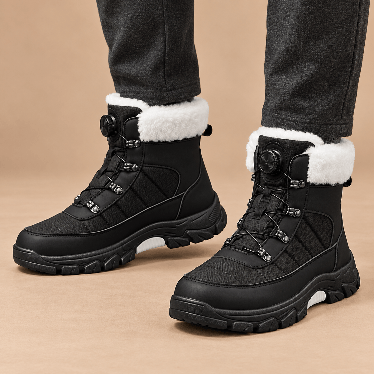 Men's Alaric Alpine Fleece-Lined Trek Boots