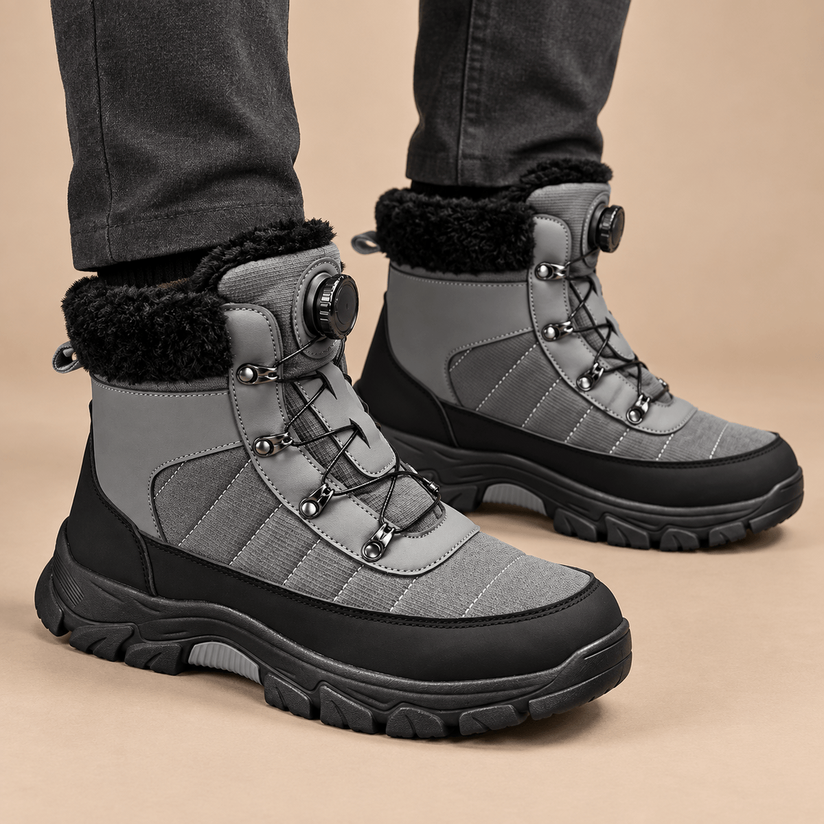 Men's Alaric Alpine Fleece-Lined Trek Boots