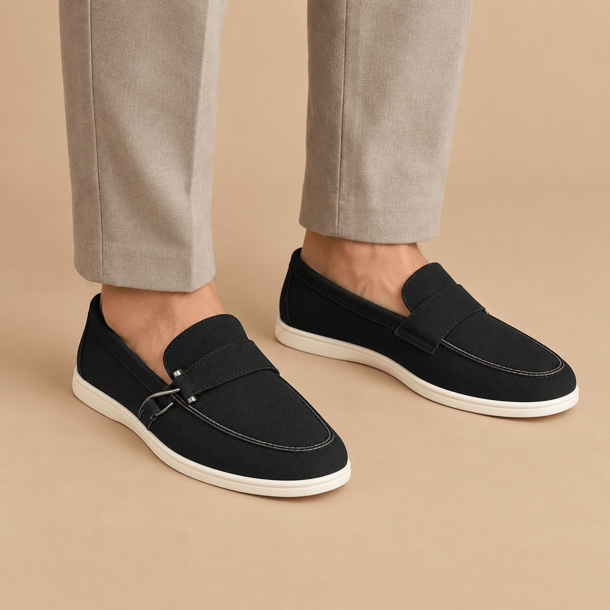 Men's Alden Heritage Strap Casual Loafers