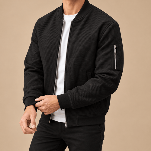 Men's Dorian Textured Flight Jacket