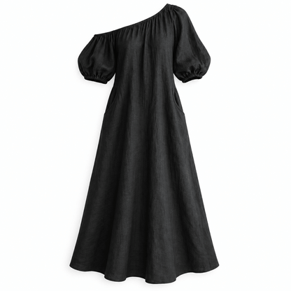 Women's Amara Bardot Linen Maxi Dress