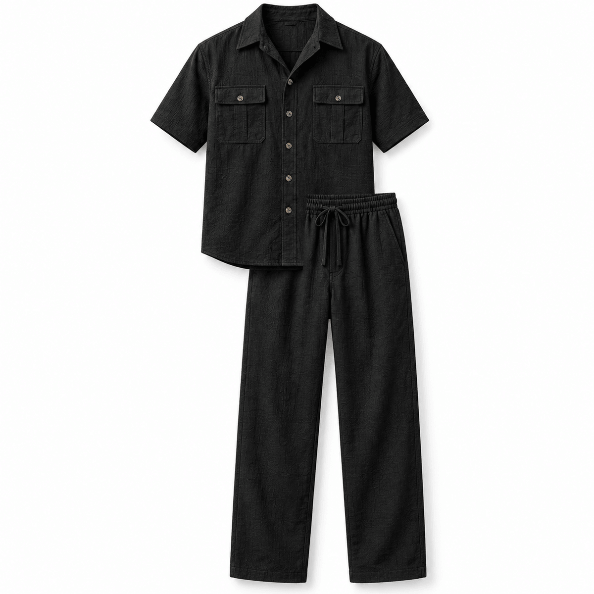 Men's Matteo Relaxed Linen-Style Trouser Set