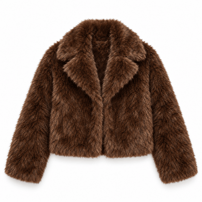 Women's Evelina Plush Shaggy Faux-Fur Jacket