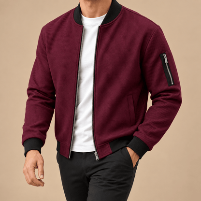 Men's Dorian Textured Flight Jacket