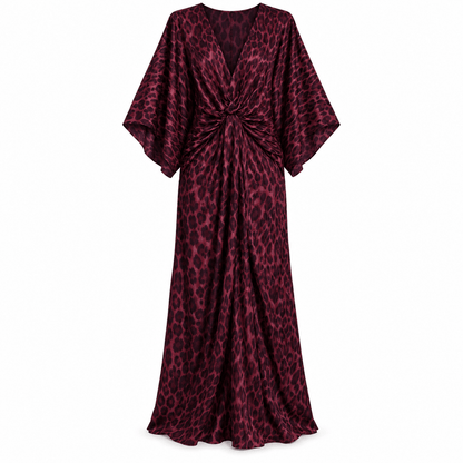 Women's Sienna Wildcat Draped-Waist Maxi Dress