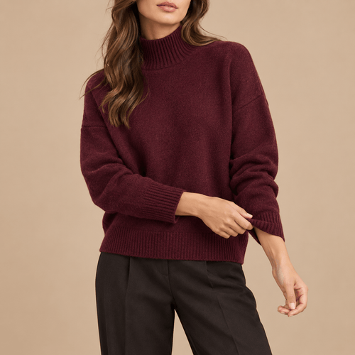 Women's Isolde Soft-Knit High-Neck Sweater